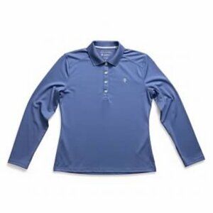 Coolibar Women's Blue/Purple Golf Shirt Size Medium